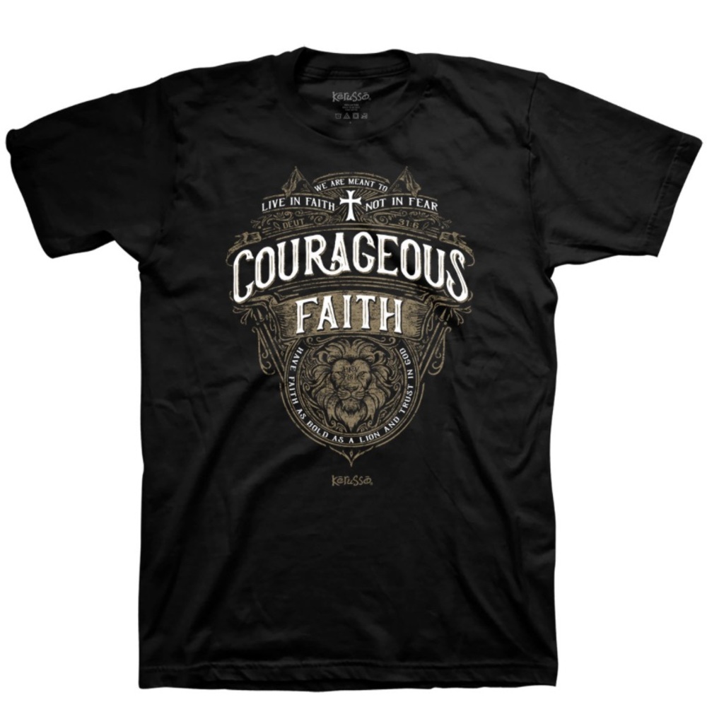 Kerusso "Courageous Faith" Adult T-shirt - NWT